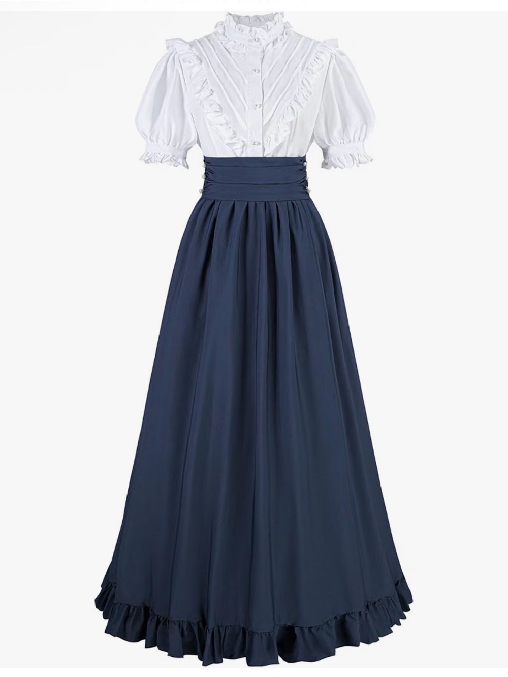 Victorian Dress 1800s Edwardian Dress Ball Gown Renaissance Costume S NWT